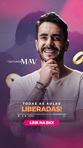 TODAS AS AULAS LIBERADAS! Sim princesa, todas as aulas da Jornada MAV estão liberadas, e você pode ter acesso digitando: AULA aqui abaixo que eu te envio! | Italo Ventura