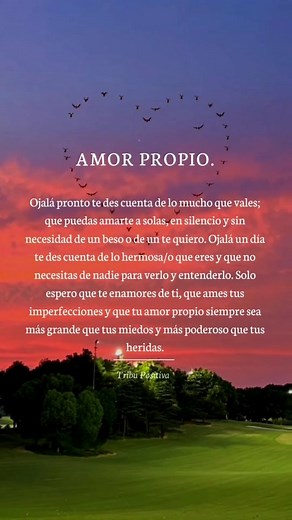 Tribu Positiva | ❤ Solo espero que te enamores de ti... ¿Estás de acuerdo? Comenta "Si!" 🎟 Unite al Reto de Amor Propio! 👉🏻 Link en perfil @Tribu.Positiva... | Instagram