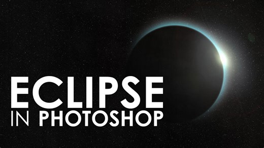 How to Make a SOLAR ECLIPSE in Photoshop