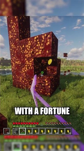 ⚠️ Don’t Use Fortune on Gold in Minecraft! #minecraft #minecrafttutorial