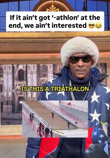 Snoop Dogg Mentions Triathlon at the Winter Olympics