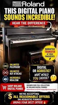 This Roland Digital Piano Sounds BETTER Than You’d Expect! 🎹🤯