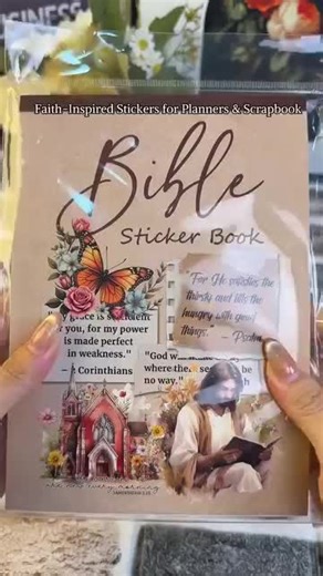 Turn everyday items into faith reminders ✝️✨ FaithWords™ Christian Verse Sticker Book helps you carry God’s Word everywhere you go. 📖 500 Bible verse stickers 🎨 Beautiful hand-lettered designs 🖊️ Perfect for Bibles, planners & journals 🎁 Meaningful Christian gift Limited stock — 🛒 Shop here: https://f.mtr.cool/iemmukwcpt #FaithWords #BibleJournaling #ChristianTok #FaithBased #ReelsFinds