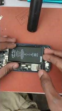 iPhone 12 mini battery replace + only charging logo fix | Quick mobile repair demo #iPhon e12mini