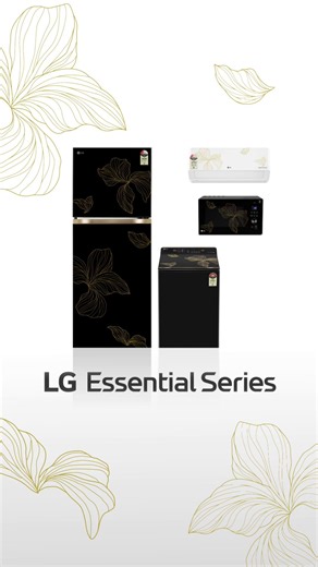 Presenting the all new LG Essential Home Appliances making homes across India which are finding comfort, convenience, and easier daily routines with the Double Door Frost Free Fridge and Top Load Fully Automatic Washing Machine. Zaara Family in Delhi enjoys better meal planning with the Double Door Frost Free Fridge. Aishwarya handles her kids’ laundry with ease with the help of Fully Automatic Top Load Washing Machine, saving time and allowing her get back to her career. A happier life is withi