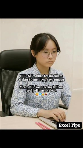 Cincayo | Excel Tips on Instagram: "Mau aku kirimin file latihannya? #excel #exceltips #exceltricks #work #career"
