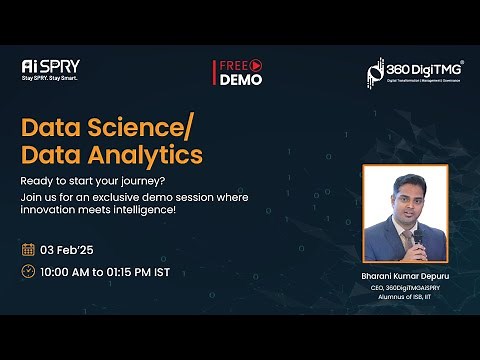 Data Science & Data Analytics Demo Session | 360DigiTMG