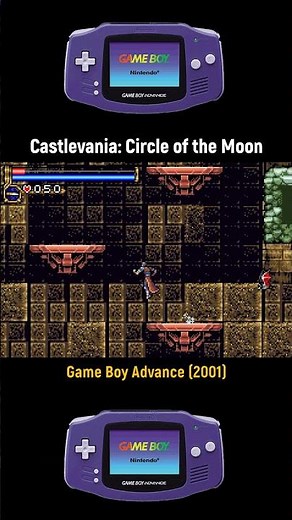 Castlevania: Circle of the Moon [2001] #gba #gameplay