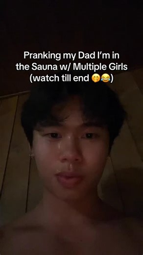 Jonathan Nguyen on Instagram: "Dad knows game too 😂 #dad #sauna #rizz"