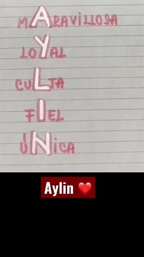 Significado del nombre AYLIN #significado #nombre #aylin