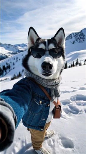 Cinematic 360° Husky Shot 🐺✨ | Stunning Siberian Husky in Motion