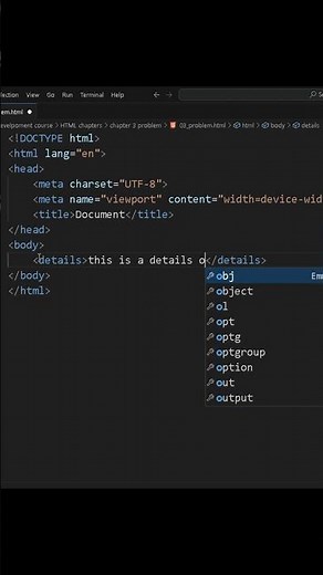 📘 Make FAQ Section Using HTML details Tag | Beginner to Advanced