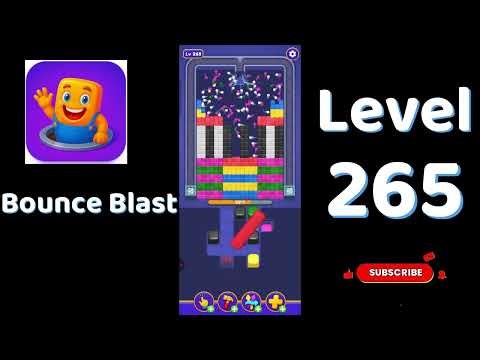 Bounce Blast Level 265 Walkthrough 🎮💥 | Tricky Ball Puzzle Solution | Go Answer