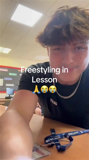 Freestyling in lesson — rapping in class