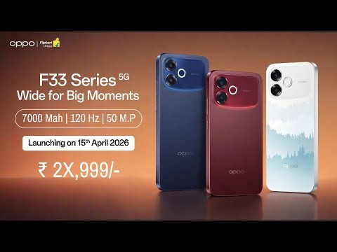 OPPO F33 Series 5G Launch Date In India | OPPO F33 Pro 5G Price In India, Processor, Camera, Battery