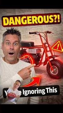 “This mini bike could FAIL under you… and you wouldn’t even see it coming.” #minibike