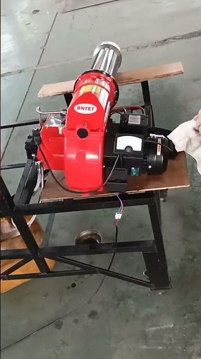 BNL18 diesel burner test run/boiler forging burner