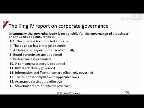 King IV - Part 4: 17 Principles