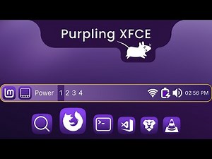 Purpling XFCE : Linux Desktop Customization