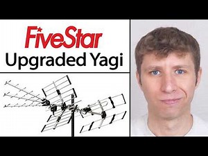 Five Star Outdoor TV Antenna 200 Miles Long Range Upgraded Yagi Review