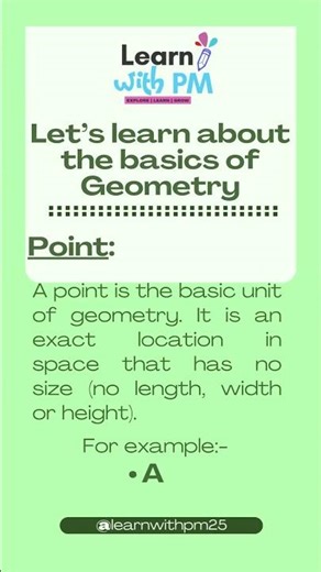 Understanding the point