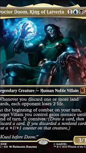 What upgrades should you make to the DOOM PREVAILS deck? #mtg #marvel #magicthegathering