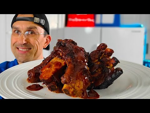 How to Make 40 Min BBQ Baby Back Ribs! | Ninja Foodi Pressure Cooker Steam Fryer w/ Smart Lid Recipe