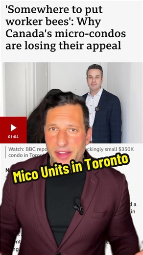 Toronto’s micro-condos went from “hot investment” to market warning sign. Are smaller units still worth it today? 👉 https://www.bbc.com/news/articles/cqxq32zzq8eo #TorontoCondos #RealEstateNews #MarketUpdate @BBC News Fanpage @rlpsignature