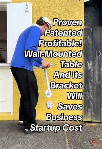 This wall-mounted table changes everything 🔥☕ By eliminating table legs, cafes are maximizing floor real estate, streamlining deep-cleaning protocols, and creating a seamless flow for high-traffic spots 💡✨ It’s the ultimate 'smart design' for owners looking to scale capacity without the clutter 🎨📈 (Product of George & Willy) #idealightbulb #business #inspiration