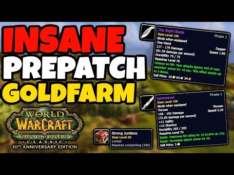 Farm Level 70 Epics in The TBC Prepatch (This is INSANE)