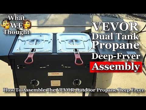 VEVOR Dual Tank Deep Fryer Setup – Easy Step-by-Step Guide!