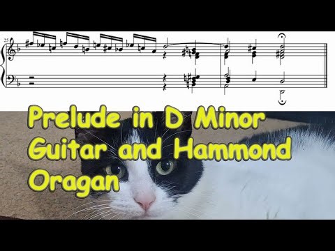 J.S. Bach, Prelude in D Minor, Guitar and Hammond Organ