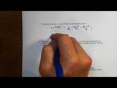 Lesson B1 Ex 1 Beam Deflections due to Triangular Distributed Load