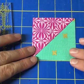 How to Trim Half Square Triangles