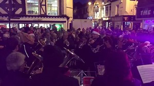2.9K views · 34 reactions | Wellington Brass Band perform ahead of the Christmas Lights switch on | BBC Shropshire | Facebook