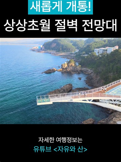 2026년 3월 개장! 절벽 100m 끝에 매달린 상상초월 전망대 #여행 #국내여행 #걷기여행 #트레킹 #바다여행