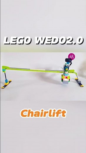 LEGO WeDo2.0 | Amusement Park_10_6_Chairlift #buildingconstruction #lego #automobile #wedo