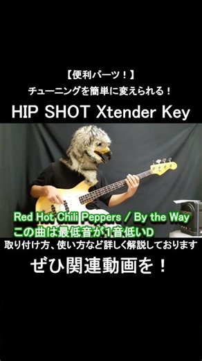 HIP SHOT Xtender Key Hip Shot Bass Extender