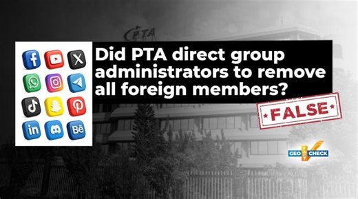 Fact-check: PTA denies viral notice asking social media groups to remove foreign members