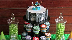 Light Up Skylanders Cake! Make a Skylanders Swap Force Portal of Power Cake that Glows & Flashes!