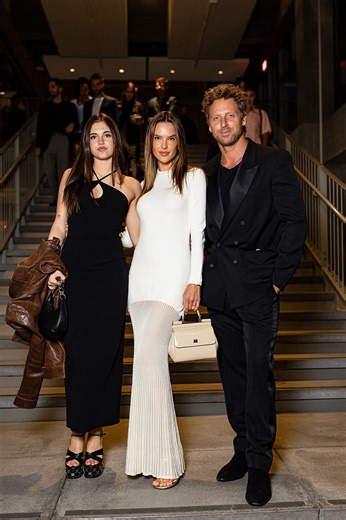 Alessandra Ambrosio & Daughter Anja Make Rare Red Carpet Appearance