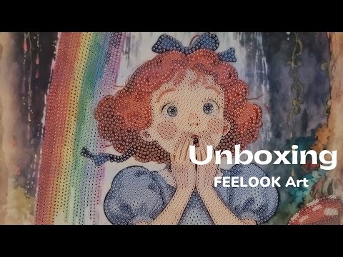 Unboxing Diamond Painting 📚✨ | Collaboration FEELOOK Art – Histoires Classiques