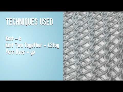 How to Knit the Faggot Stitch (English Style)