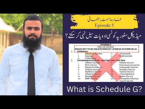 Which medicines can't be sold at Medical Stores? | What is Schedule G?