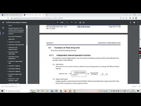 RL78 Microcontroller Cubesuite+ Programming Tutorial Delay Function usingTimer Array Unit Video1