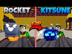 Trading From ROCKET To KITSUNE In One Video Only From Trading! (Blox Fruit)