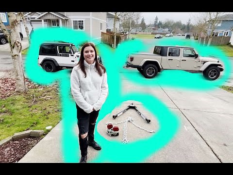 Jeep Gladiator Flat towing Jeep TJ