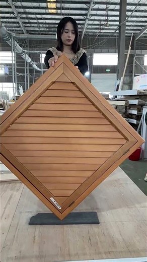 Custom Square Plantation Shutters | Color Customization & OEM Manufacturing #plantationshutters
