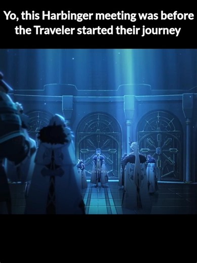 Harbinger meeting before the Gnosis hunt... #genshinimpact #genshin #genshinshorts #fatuiharbingers
