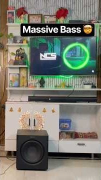 12 inch Subwoofer Soundbar 🤯Zebronics juke bar 9560 5.1 dolby Basstest #zebronics #shorts #soundbar